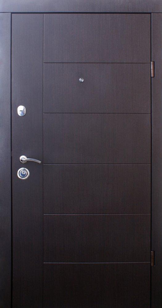 Двері Qdoors Еталон Арізона венге темний горизонт / венге ваніль горизонт