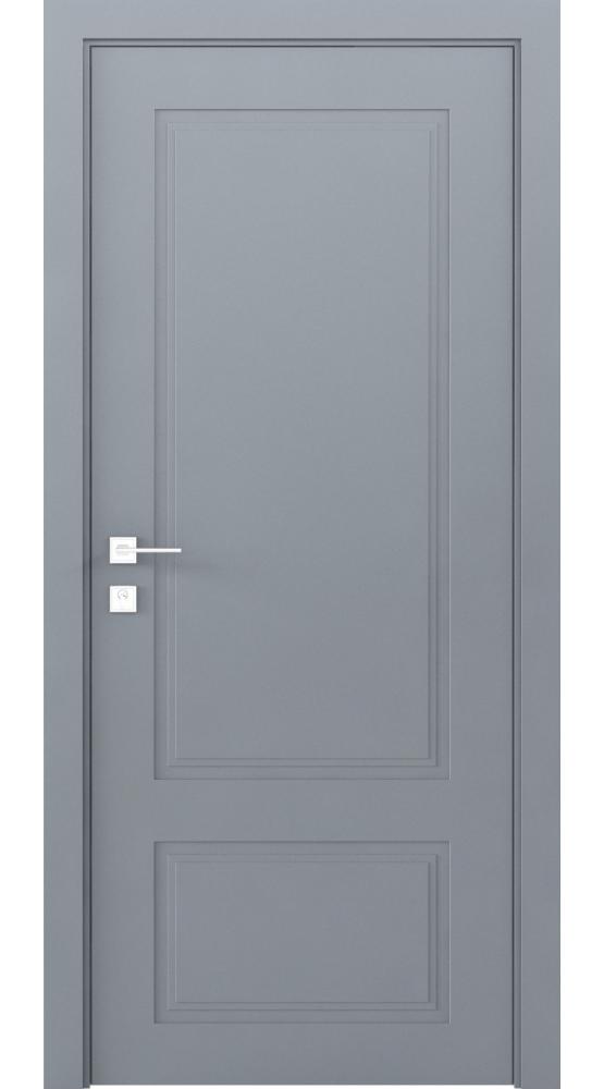 Двері Родос Cortes Galant RAL 7037 глухе