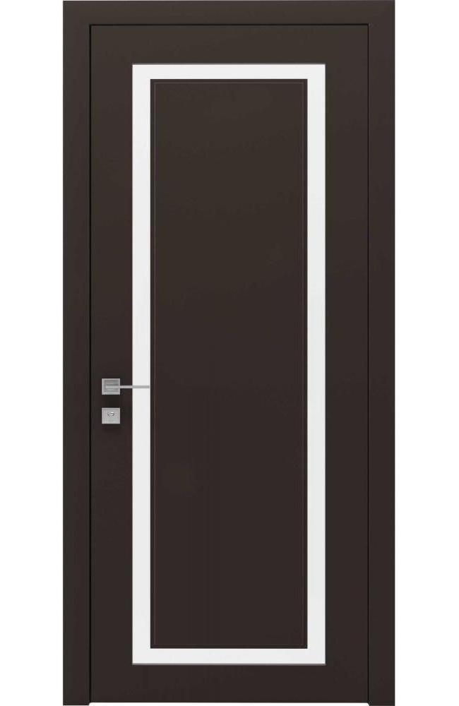 Двері Родос Cortes Venezia RAL 8014 напівскло