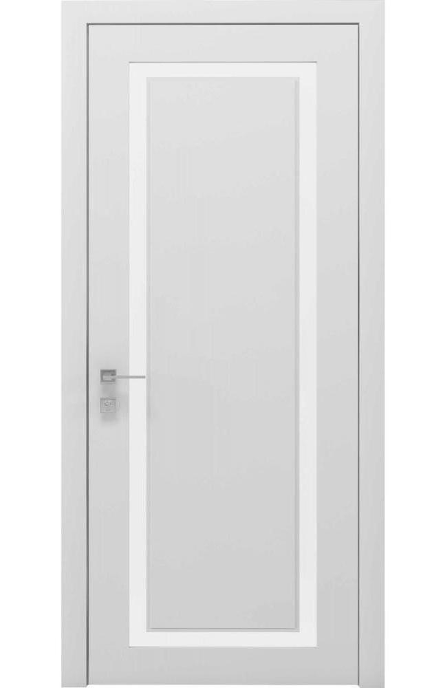 Двері Родос Cortes Venezia RAL 9001 напівскло