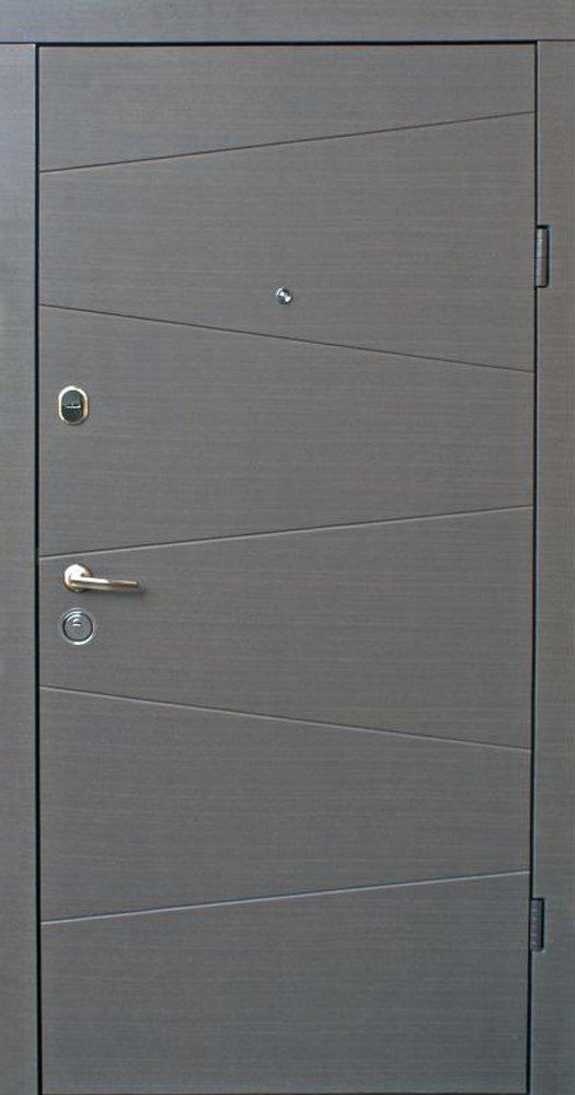 Двері Qdoors Еталон Нео венге сірий Горизонт з двох сторін