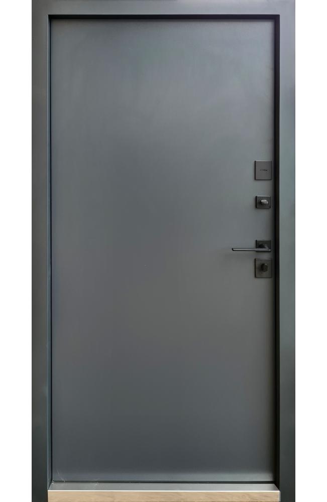 Двері Qdoors Bond графіт пісок, темне дерево / антрацит пісок
