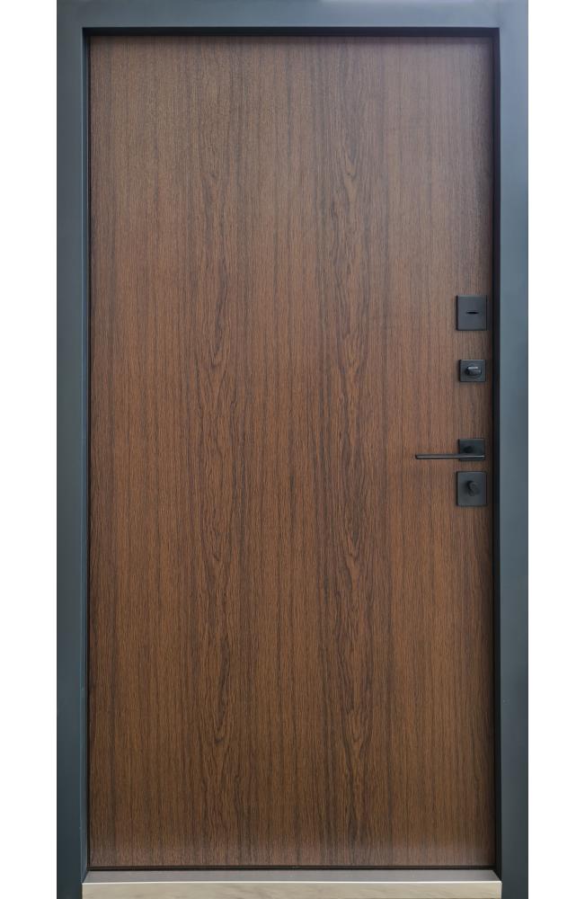 Двері Qdoors Bond графіт пісок, темне дерево / дуб темний