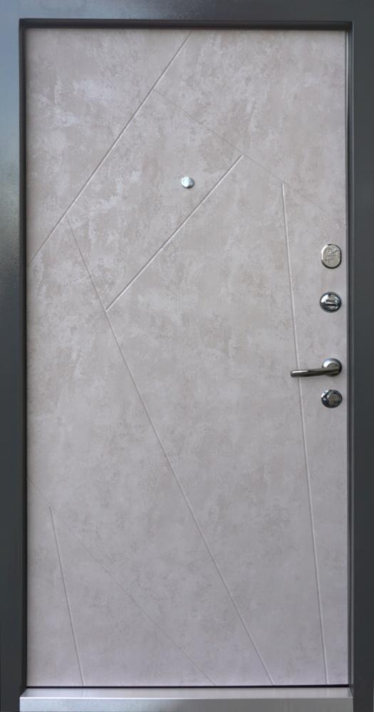 Двері Qdoors Ультра Флеш мармур темний / бетон бежевий