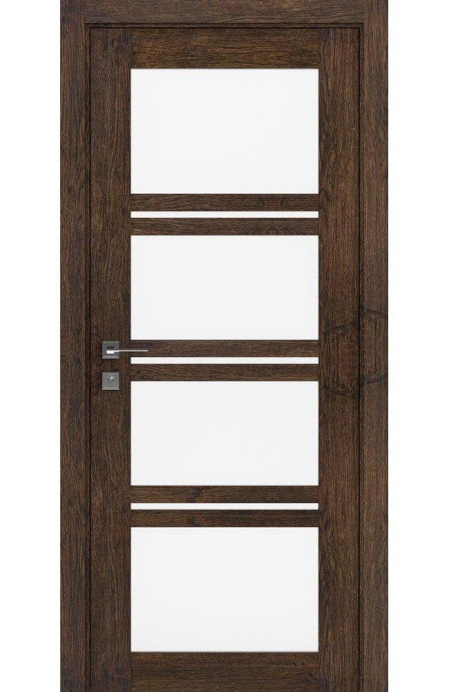 Двері Родос Modern Quadro акація темна зі склом