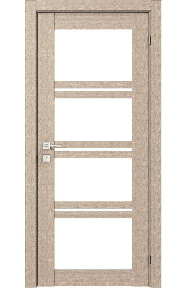 Двері Родос Modern Quadro крем зі склом
