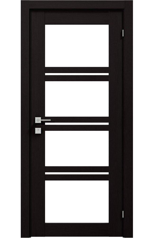 Двері Родос Modern Quadro венге шоколадний зі склом