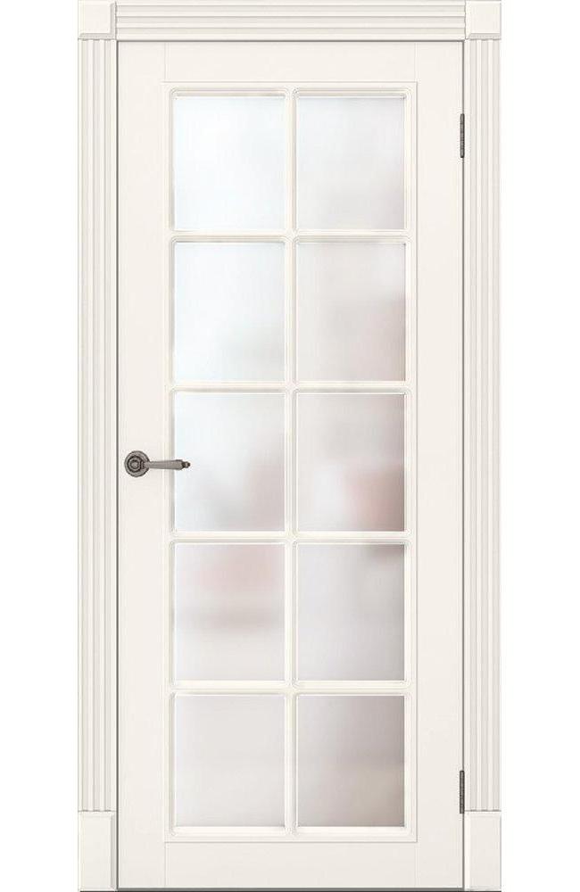 Двері Омега Ніцца ПОО Amore Classic слонова кістка зі склом