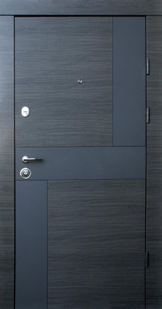 Двері Qdoors Преміум Стиль-М венге сірий горизонт арт графіт / біле дерево