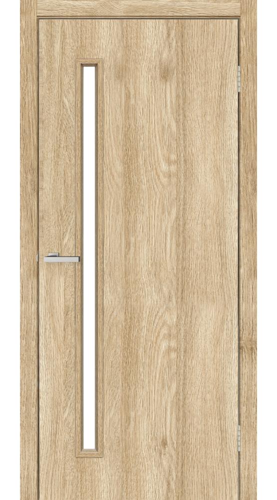 Двері MSDoors Takoma бук світлий скло Сатін