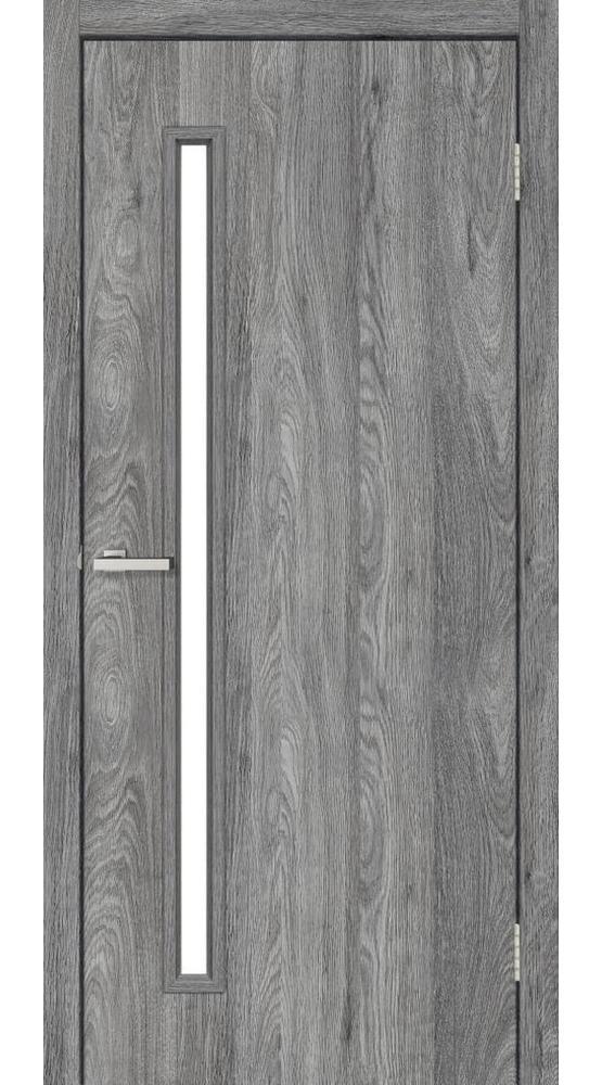 Двері MSDoors Takoma горіх сірий скло Сатін