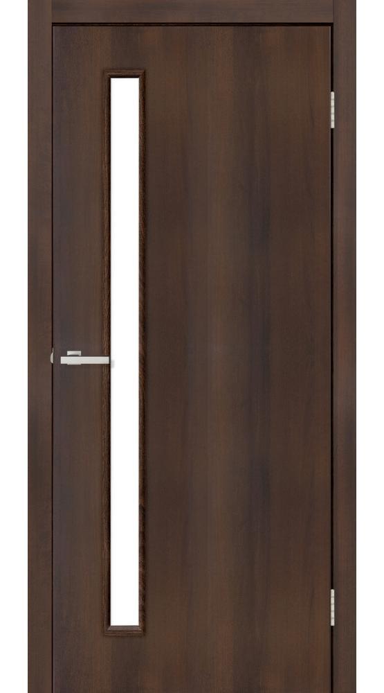 Двері MSDoors Takoma горіх лісний скло Сатін