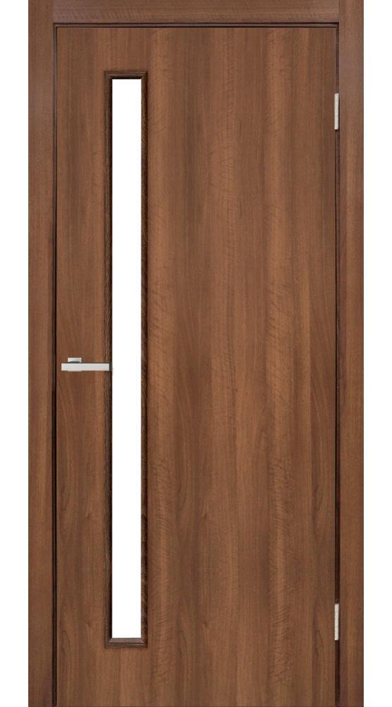 Двері MSDoors Takoma горіх міланський скло Сатін