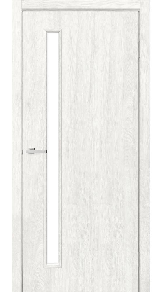 Двері MSDoors Takoma горіх білий скло Сатін