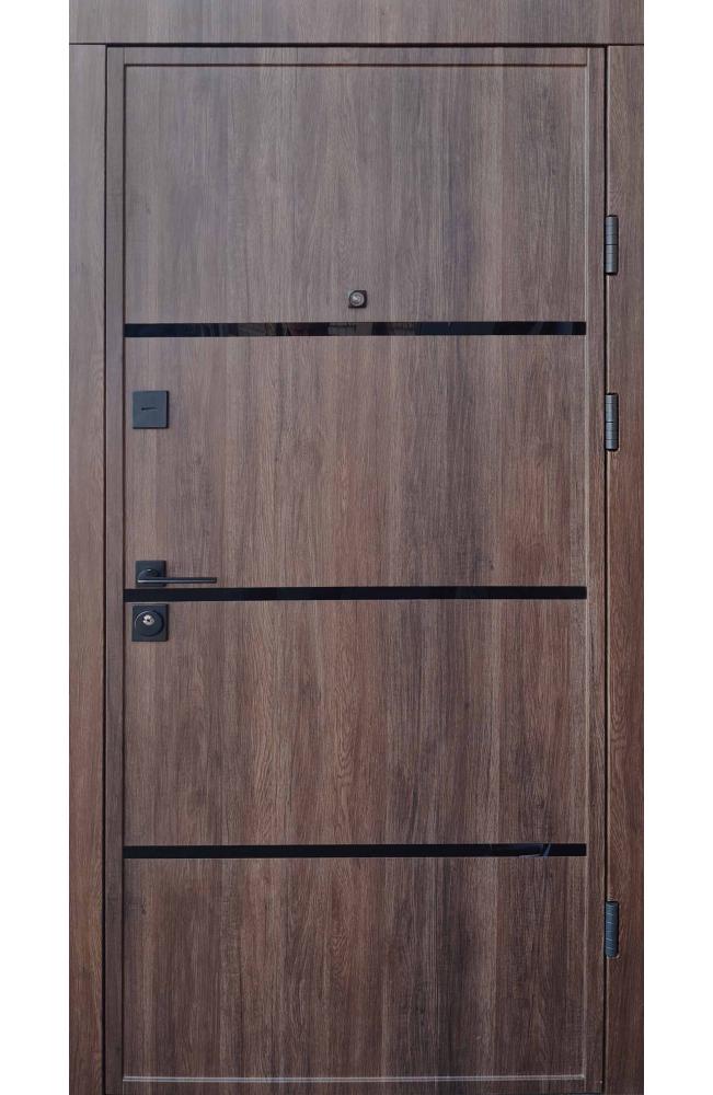 Двері Qdoors Ультра Аккорд-Ас дуб тютюн / біле дерево