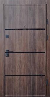 Двері Qdoors Ультра Аккорд-Ас дуб тютюн / біле дерево